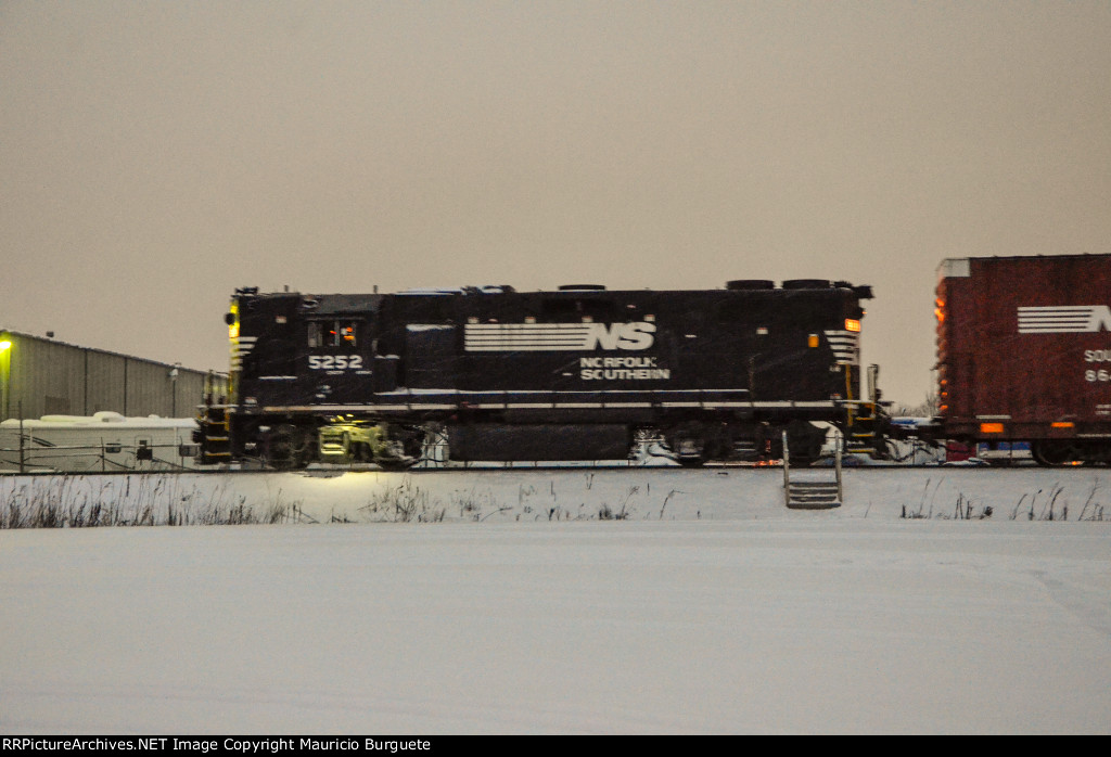 NS GP38-2 High nose Locomotive in the yard